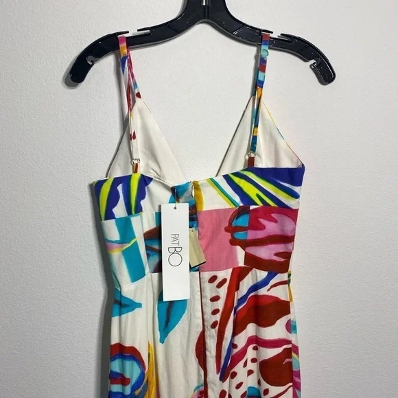 PatBo Flora Textured Tiered Flowy Maxi Dress NWT - Picture 13 of 14